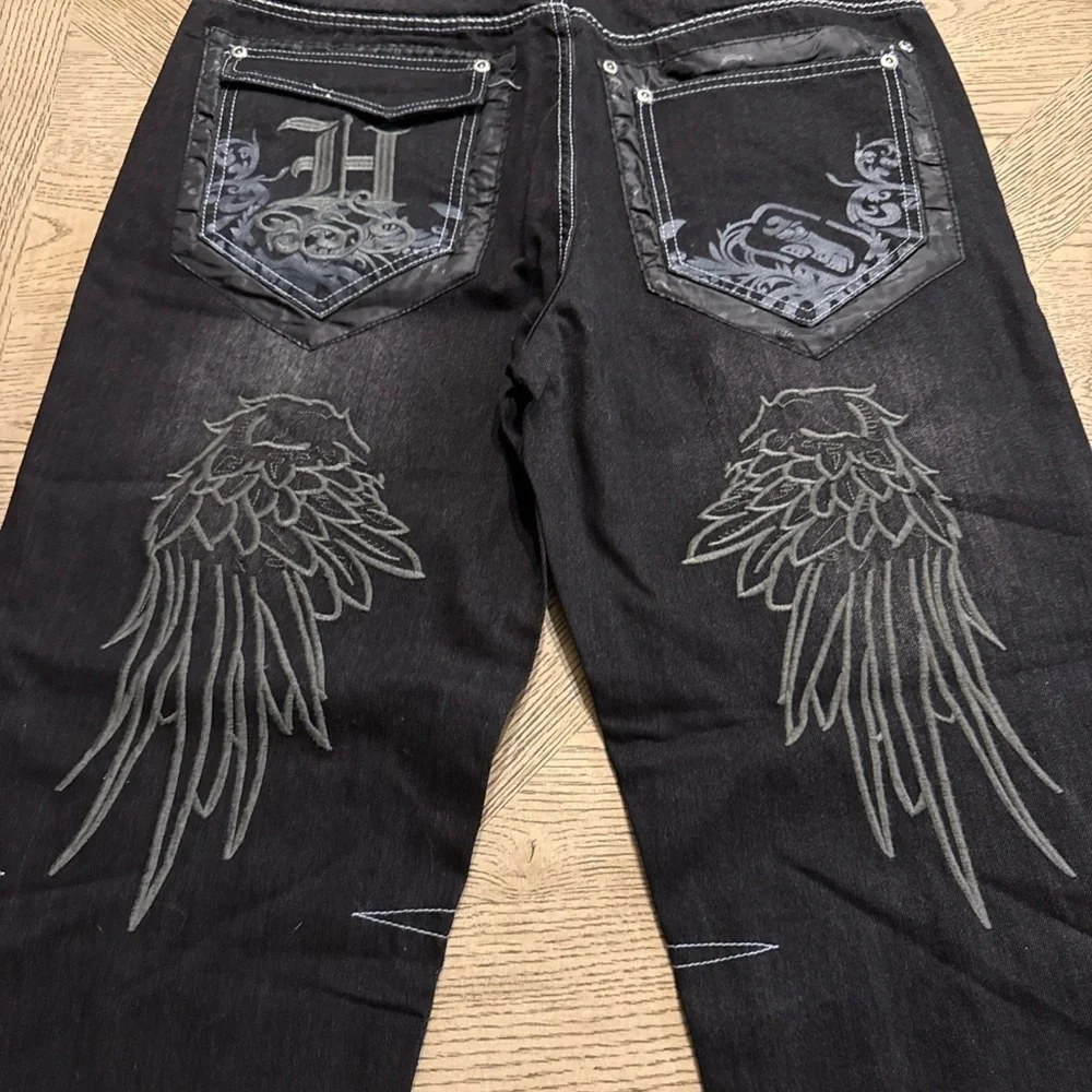 COPY - PLAY BIGG - Men’s Y2K Grudge Black Jeans Size 38